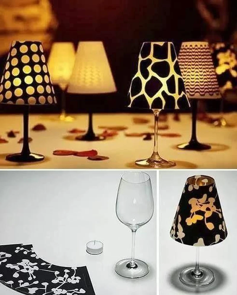 Wspaniałe lampki zrobione z kubeczków DIY