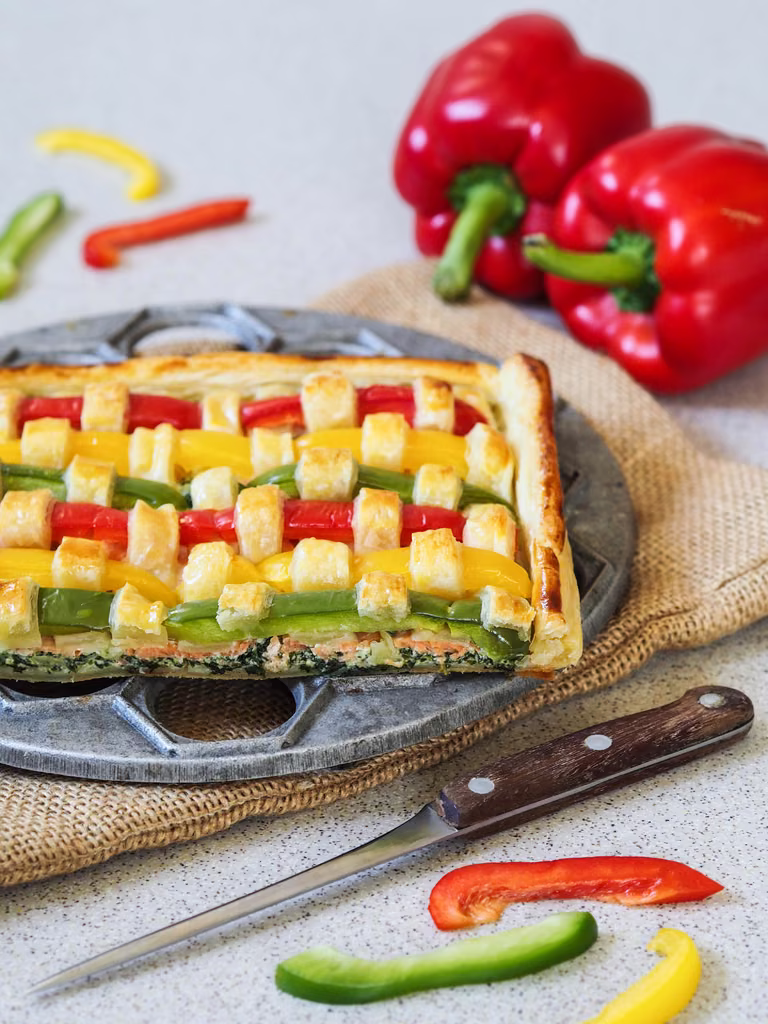 Tarta trójkolorowa szachownica