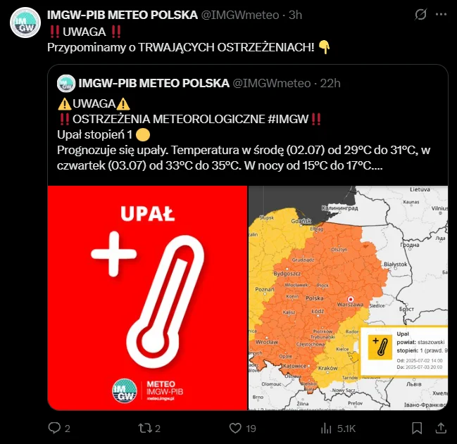 Zdjęcie Uwaga! Promieniowanie UV osiągnie rekordowe wartości! Te miejsca w Polsce są szczególnie zagrożone! #3