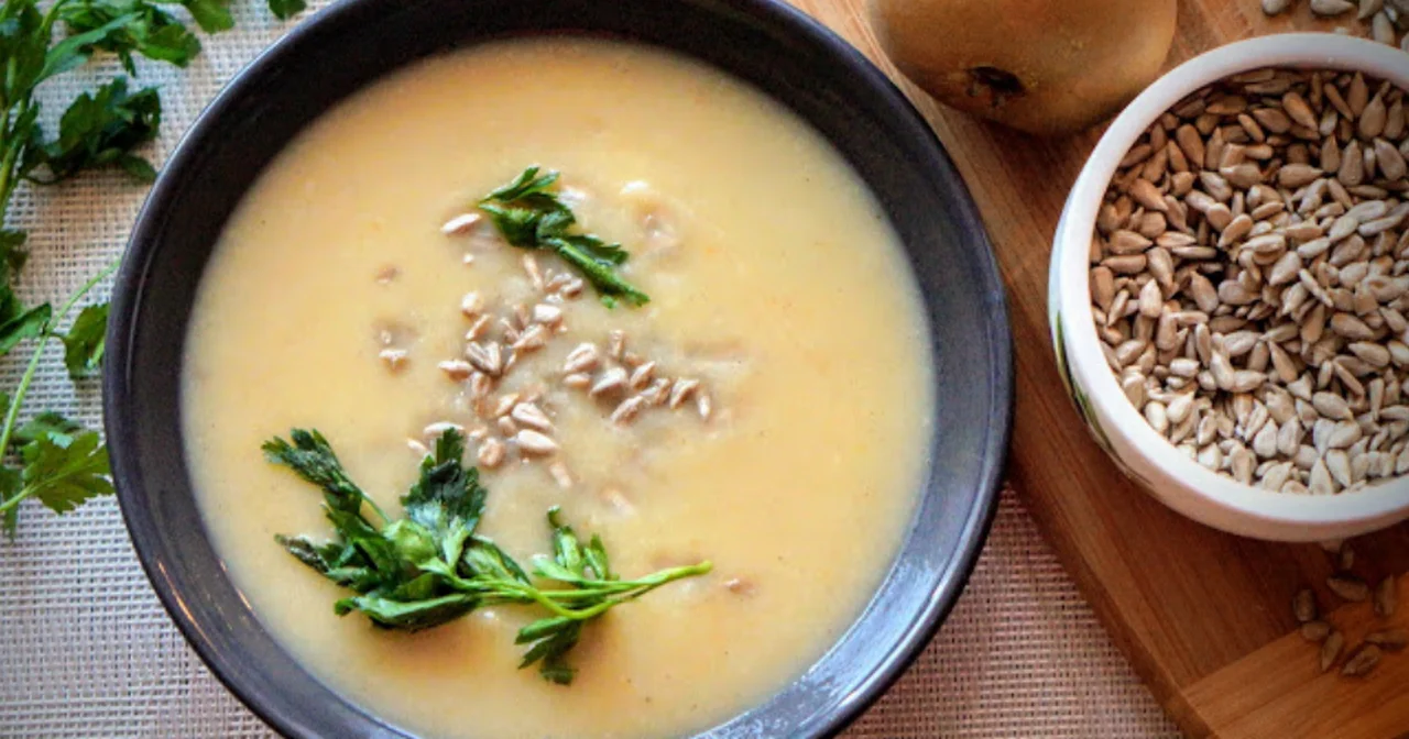 Zupa krem z selera i gruszki