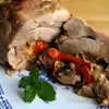 Pieczeń z udźca indyka