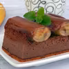 sernik "banan w czekoladzie"