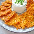 Chrupiące placki marchewkowe