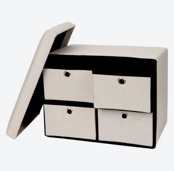 Zdjęcie Ta stylowa pufka z Action za 49,90 zł to nowy hit do mieszkania! Składana, aż 4 szufladki i dodatkowe siedzisko dla gości #5