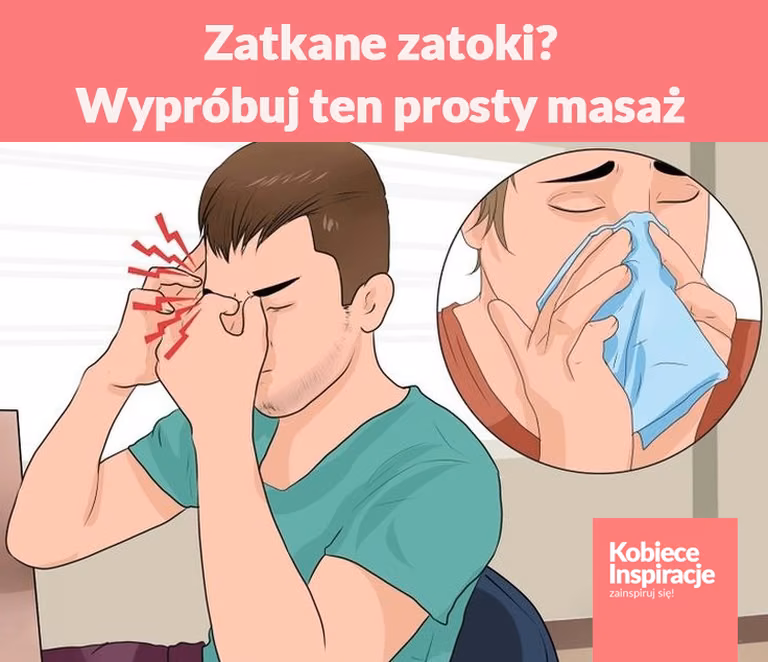 Zatkane zatoki? Wypróbuj ten prosty masaż