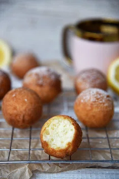 Cytrynowe mini pączusie twarogowe w 5 minut!