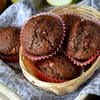 Muffiny piernikowe z jabłkami