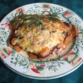 Kotlet schabowy w rozmarynowym sosie