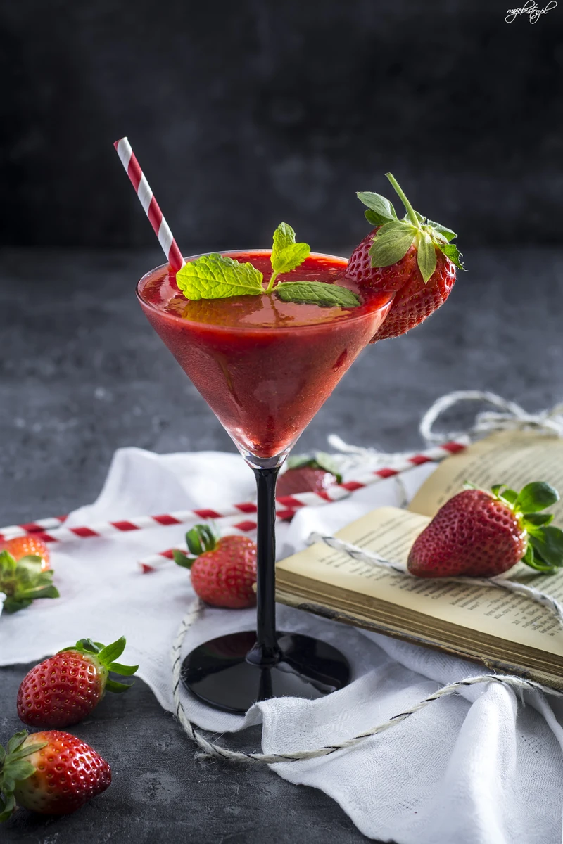 Truskwkowe Daiquiri - mroźny walentynkowy drink