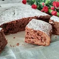 Ciasto kakaowe  czekoladą