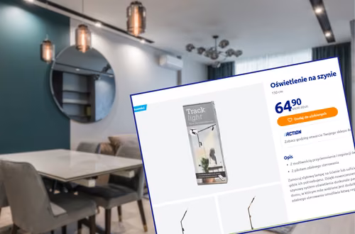 Ta lampa na szynie z Action za 65 zł odmieni mały ciemny pokój! Industrialny look i regulacja pilotem zrobi mega nastój
