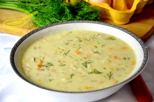 zupa drobiowa z ryżem