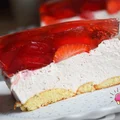 Torcik na zimo z truskawkami i mascarpone