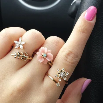 Dziewczęce pierścionki