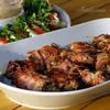 Grillowana wątróbka w boczku