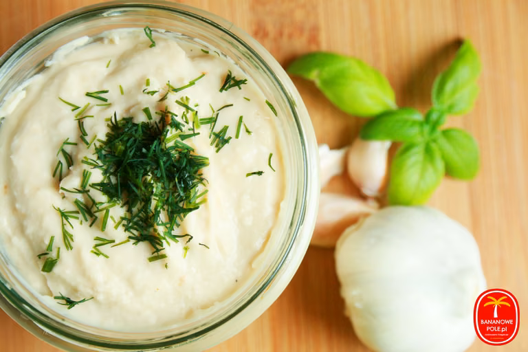 majonez z białej fasoli - bez jajek, bez mleka 100% vegan