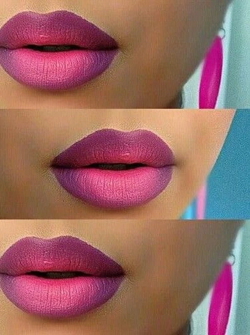 Usta ombre