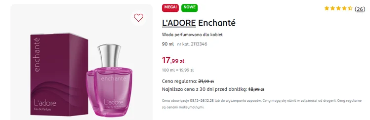Zdjęcie Te perfumy z Rossmanna za 17,99 zł robią furorę! Kobiety twierdzą, że pachną jak oryginał i są wyjątkowo trwałe - hit na prezent #1
