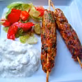 Shish kebab z grilla