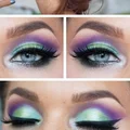 Piękne kolory na powiekach