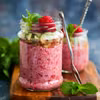 MALINOWY DESER CHIA