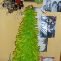Choinka z piórek :)
