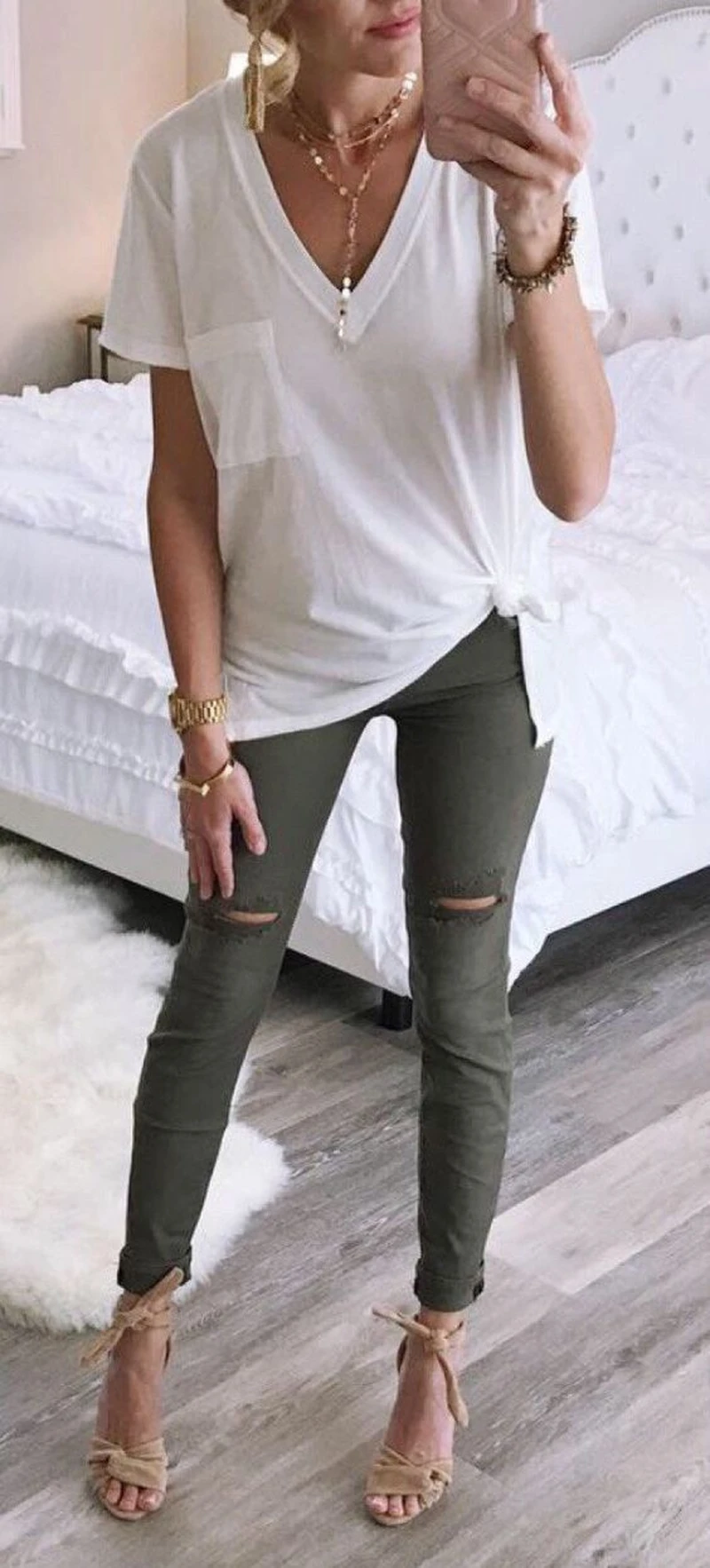 Spodnie khaki