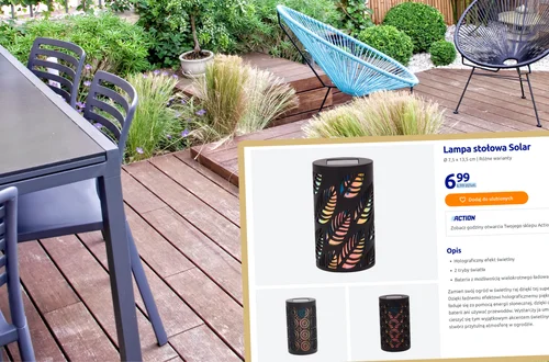 Ta solarna lampa z Action za 6,99 to kolejny HIT! Balkon w stylu boho bez kabli, tylko magia