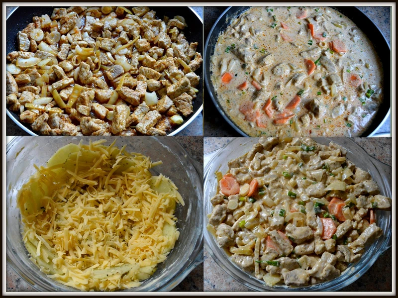 Zapiekanka ziemniaczano-schabowa
