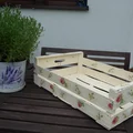 ze skrzynki po warzywach - decoupage