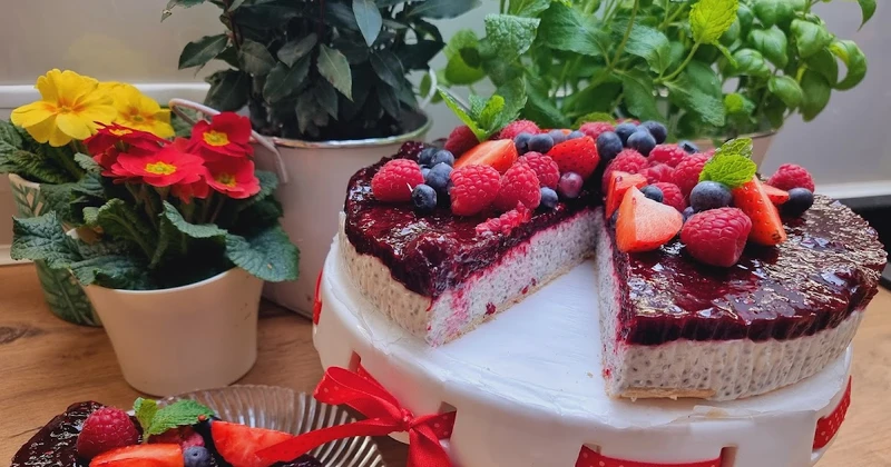 Lekki deser z nasionami chia