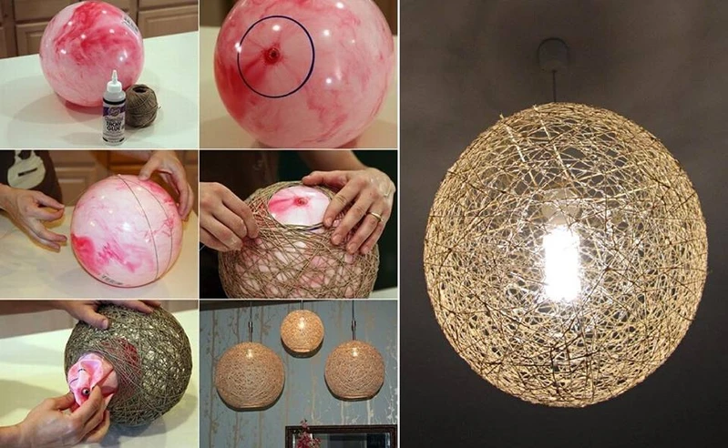 Oryginalna lampa - zrób to sama
