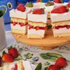 Truskawkowa pani na biszkopcie
