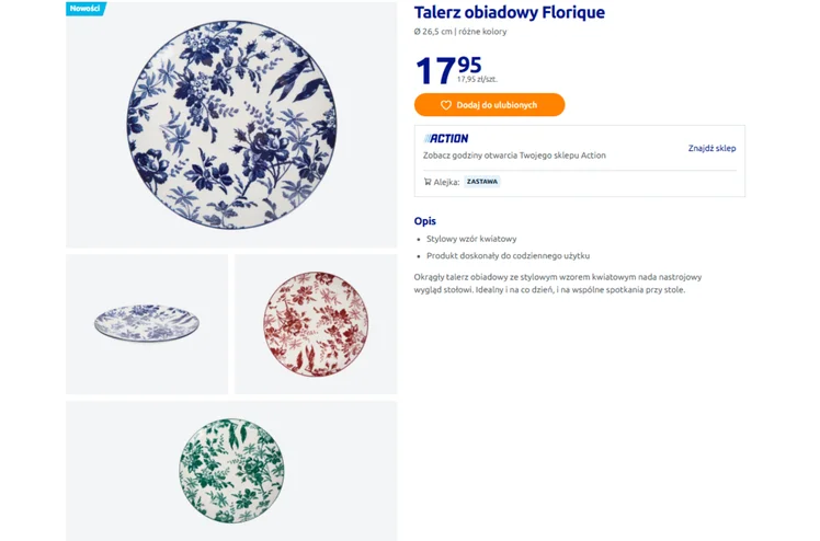 Zdjęcie Te nowe zestawy stołowe z Action robią furorę! Uroczy powrót do czasów Babci - hit rodzinnych imprez #2