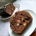 Mocno czekoladowe ciasto z orzechami