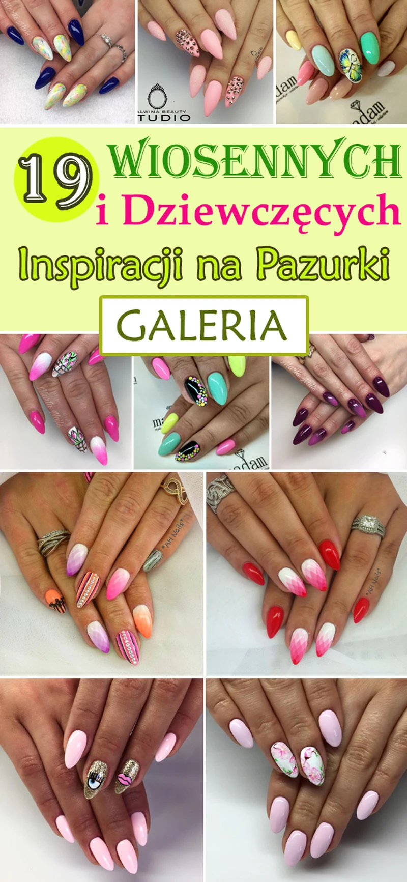 Top 19 Wiosennych i Dziewczęcych Inspiracji na Pazurki – Zobaczcie Co dla Was Przygotowaliśmy!