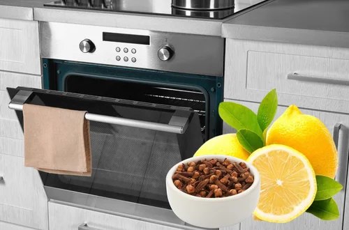 Wrzuć plaster cytryny z goździkami do piekarnika po pieczeniu – naturalne oczyszczanie i zapach świeżości!