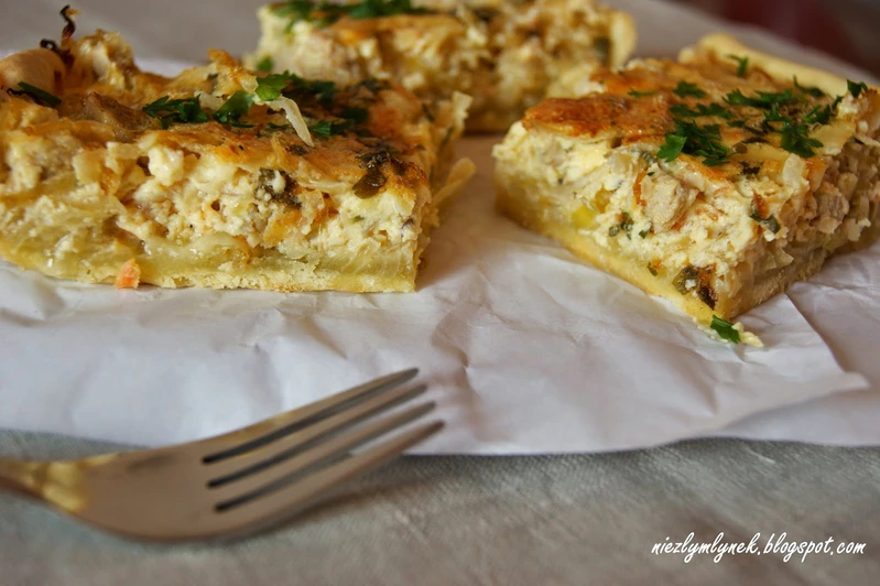 Quiche z kapustą kiszoną i schabem - świetna propozycja obiadowa!
