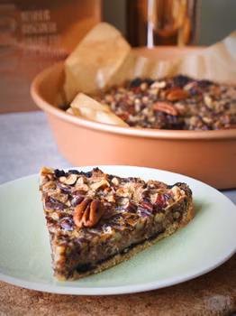 Keto pecan pie (Paleo, LowCarb)