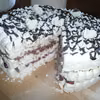 Bezowy tort