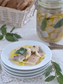 Śledzie w oleju lnianym