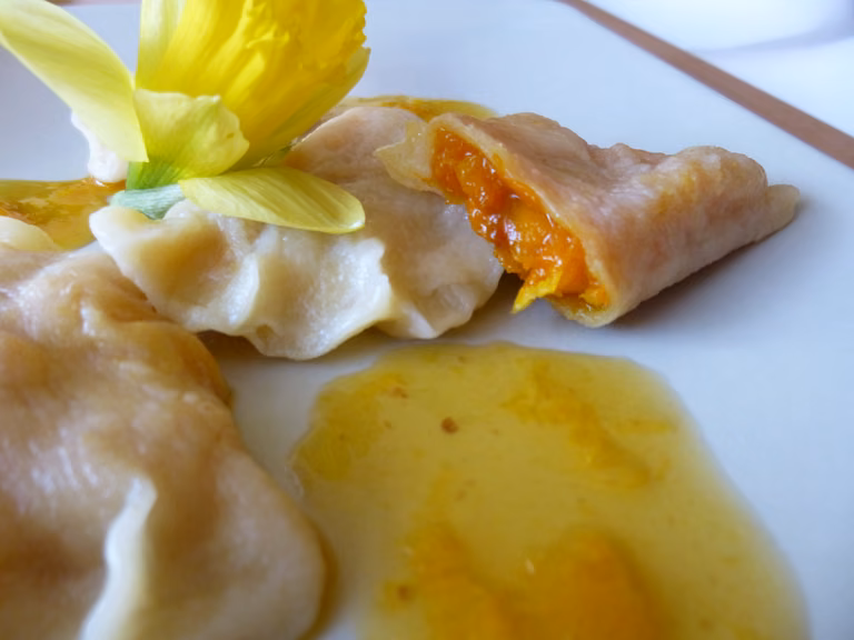 Pierogi z dynią IMBIR - KOLENDRA