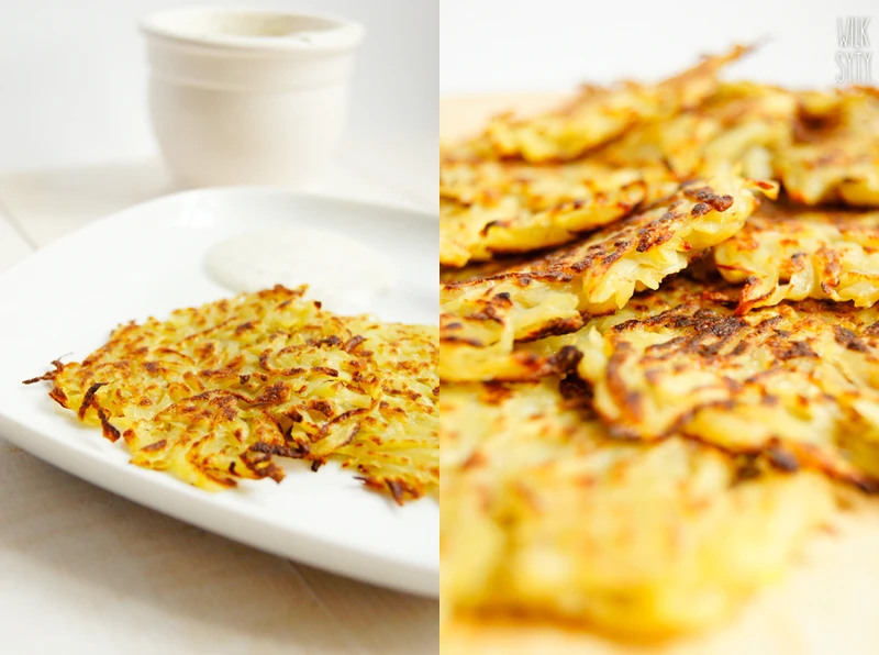 Niskotłuszczowe placki ziemniaczane – hashbrowns (2 składniki)