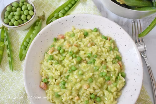Risotto z groszkiem i boczkiem - włoskie "risi e bisi"
