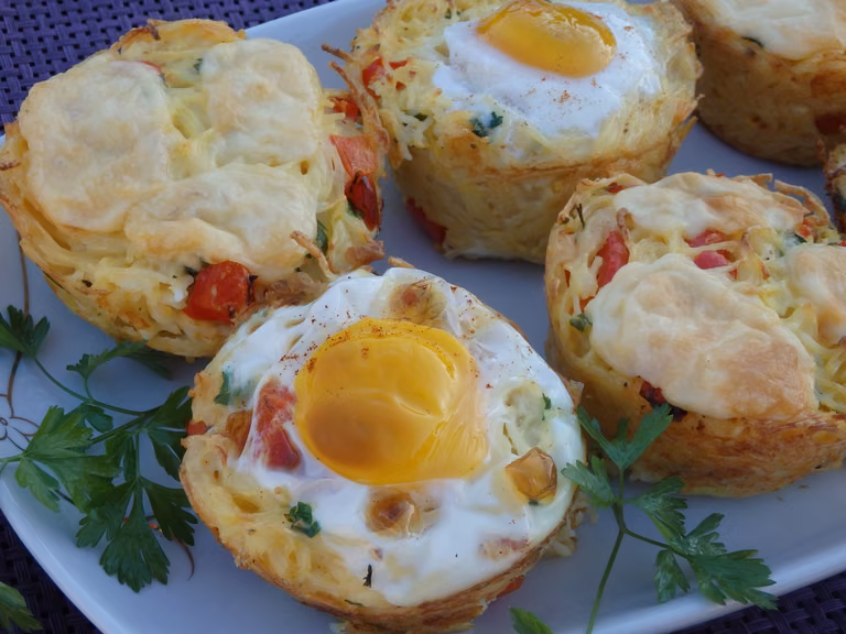 Makaronowe muffiny
