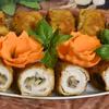 Roladki z pieczarkami i mozzarellą