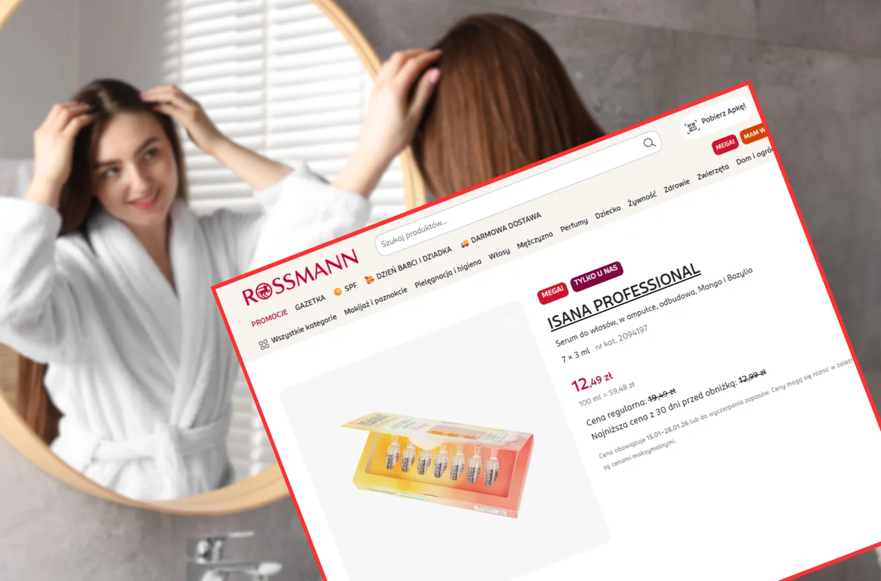 To serum z Rossmanna za 12 zł bosko odmieni włosy! Bez spłukiwania, ale zero tłustych pasm i puszenia - natychmiastowy efekt tafli