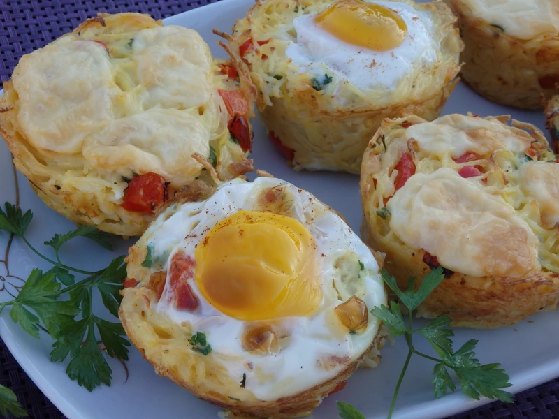 Makaronowe muffiny