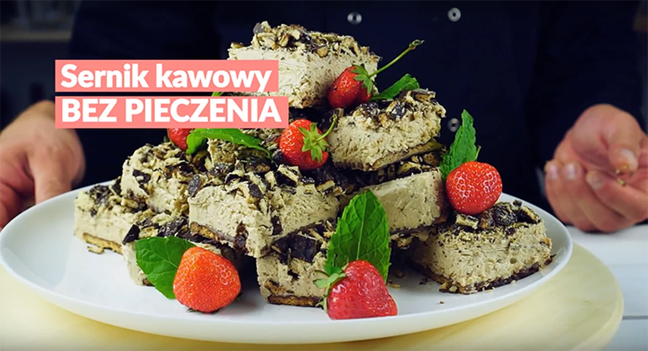 Sernik kawowy - BEZ PIECZENIA