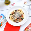 Penne z suszonymi pomidorami i mozzarella